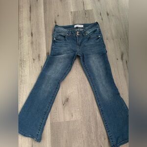 Only Women's Flare Jeans in Classic Blue